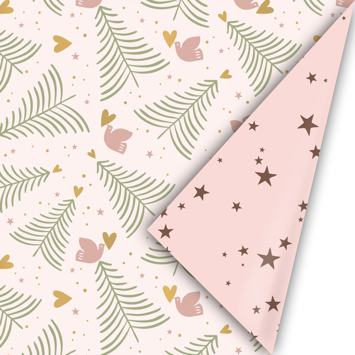 Cadeaupapier XMAS roze