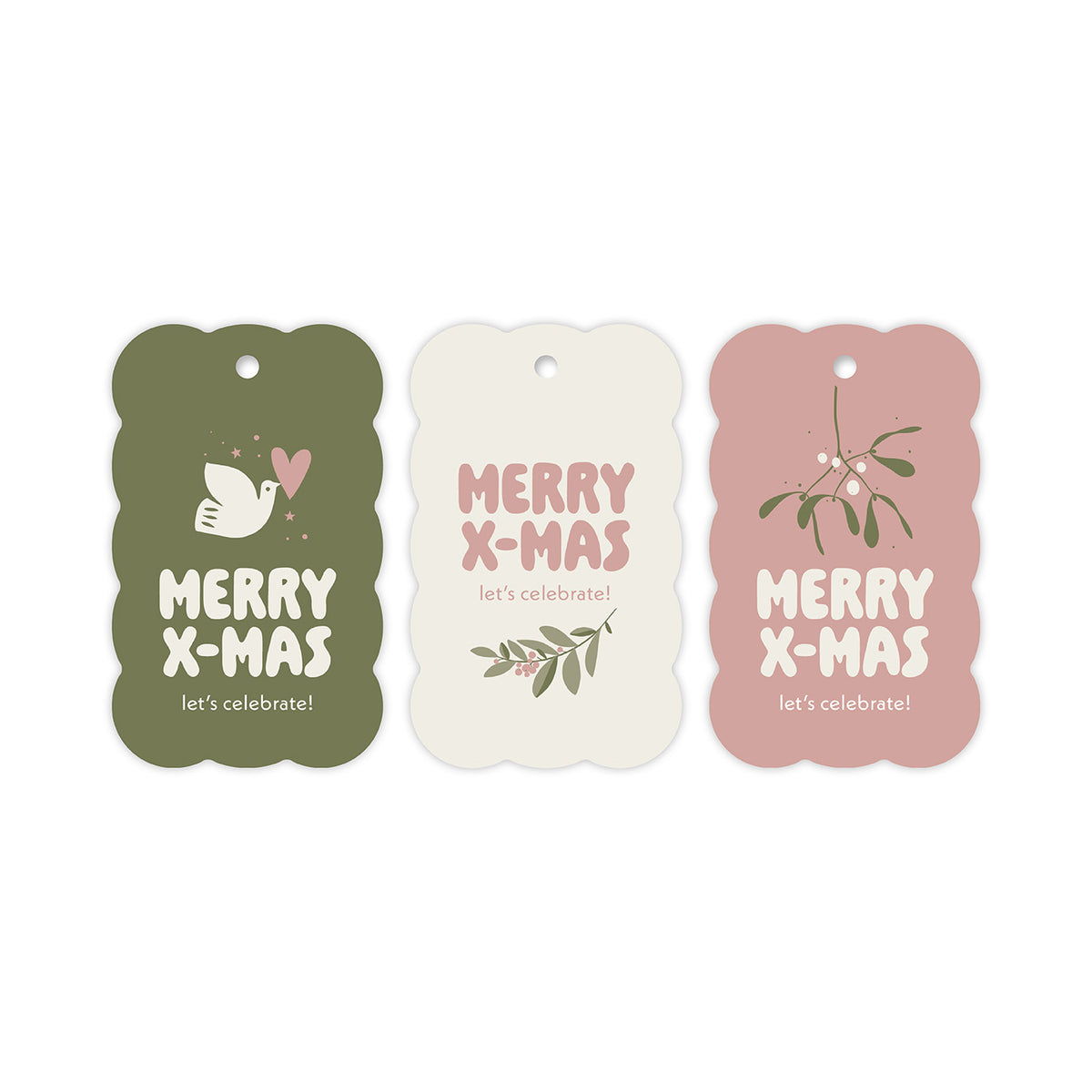 Cadeaulabels XMAS | 3 labels