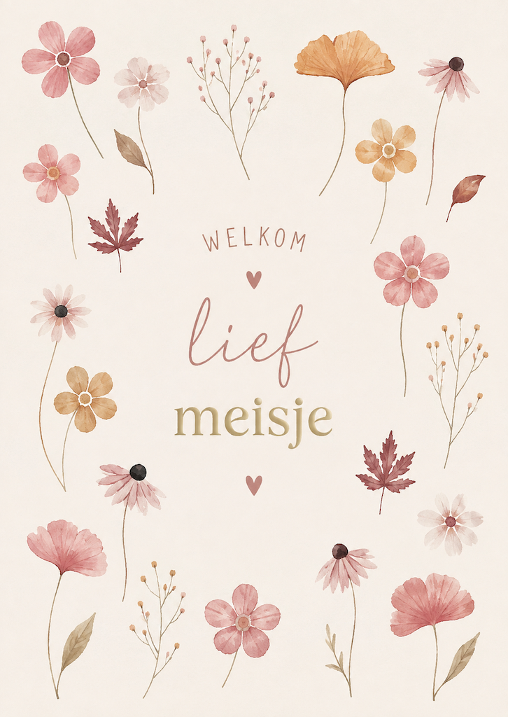 Kaart bloemen