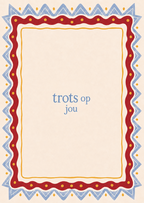 Kaart trots op jou