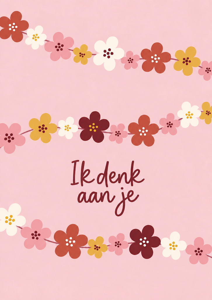 Kaart bloemenslinger