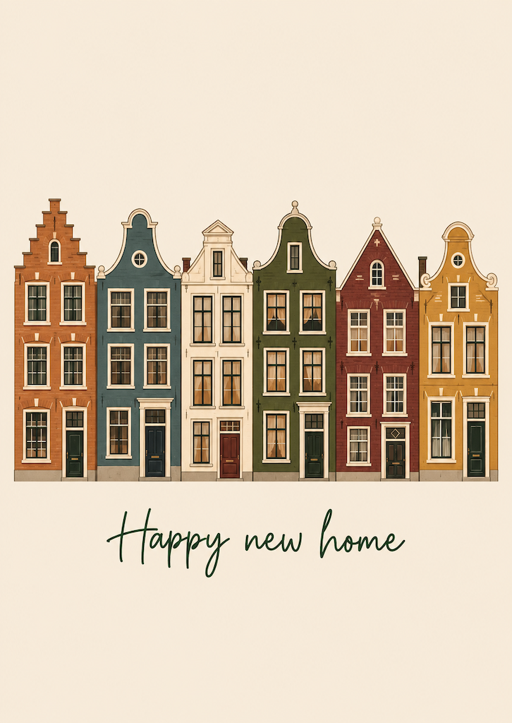 Kaart happy new home