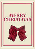 Kaart kerst | strik