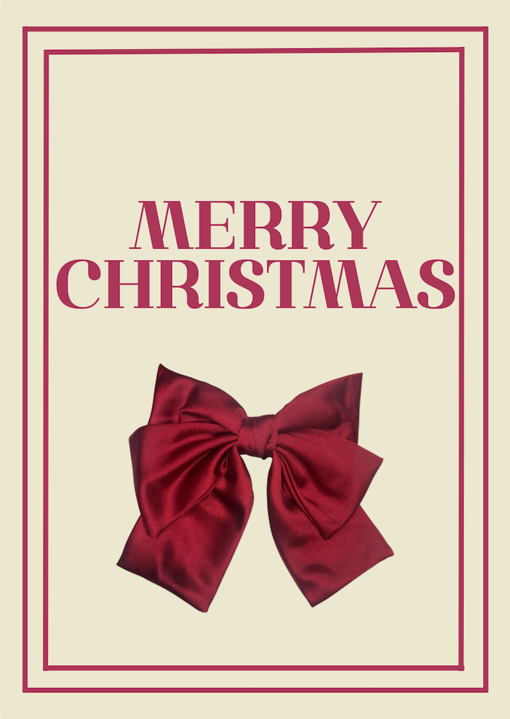 Kaart kerst | strik