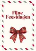 Kaart kerst | strik