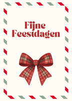 Kaart kerst | strik