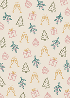 Kaart kerst | patroon