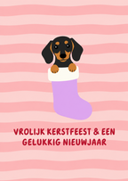 Kaart kerst | kerstsok