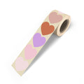 Cadeaustickers hartjes | per 5 stickers