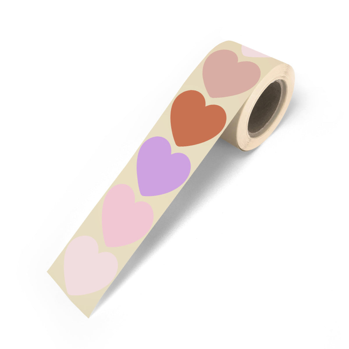 Cadeaustickers hartjes | per 5 stickers